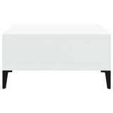 Coffee Table White 60x60x30 cm Engineered Wood 805986