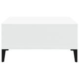 Coffee Table White 60x60x30 cm Engineered Wood 805986