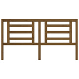 Bed Headboard Honey Brown 186x4x100 cm Solid Pine Wood 818838