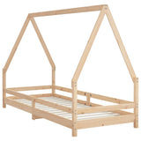 Kids Bed Frame 90x200 cm Solid Wood Pine 834483
