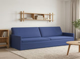 3 Seater Sofa Police Blue 220 x 81 x 82 cm Velvet 42041165
