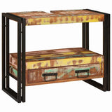 Vanity Cabinet Multicolour 71 x 33 x 58 cm Solid Reclaim Wood 4102771