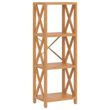 4-Tier Shelf 40x30x112 cm Solid Wood Oak 353815