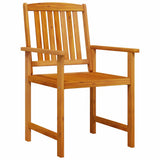 Garden Dining Set 5 pcs Brown Solid Acacia Wood 3375685