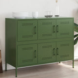 Sideboard Olive Green 100.5x39x79 cm Steel 843100