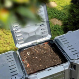 Garden Composter Black 380 L 312272