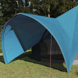 Teepee Tent 9-Person with Roof Blue and Grey 502 x 502 x 297 cm 42004018