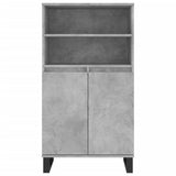 Highboard Concrete Grey 60x36x110 cm Engineered Wood 831496