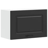 Kitchen Wall Cabinet Kalmar Black Engineered Wood 853598