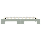 Daybed with Trundle without Mattress Light Grey 90x190 cm 3197391