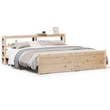 Bed Frame with Headboard without Mattress 200x200 cm 3306029