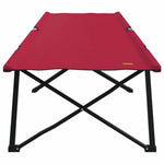 Folding Camping Bed 2 pcs Red 206 x 76 x 74 cm Oxford fabric 42003170