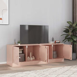 TV Cabinets 2 pcs Pink 67x39x44 cm Steel 841634