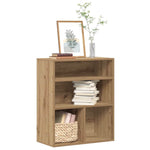 ZNTS Book Cabinet Artisan Oak 60x30x71.5 cm Engineered Wood 860318