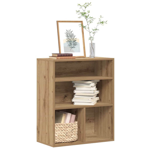 ZNTS Book Cabinet Artisan Oak 60x30x71.5 cm Engineered Wood 860318