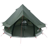 Tipi Tent with Roof Army Green 250 x 250 cm Polyester and Steel 42028722