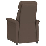 Recliner Chair Brown Dark brown 70.5 x 96.5 x 95 cm Fabric 348399