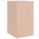 Bedside Cabinet Pink 34.5x39x62 cm Steel 841777