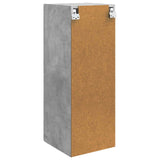 Wall-Mounted Cabinet Concrete Grey 33 x 34.5 x 90 cm 898588