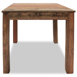 ZNTS Dining Table Mixed Recycled Wood 82x80x76 cm 244495