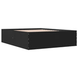 Bed Frame without Mattress Black 150x200 cm 3280917