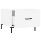 Coffee Tables 2 pcs White 50x50x40 cm Engineered Wood 829397