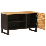 TV Cabinet with Shelf Brown 80 x 33 x 46 cm Solid Mango Wood 4018311