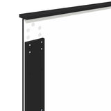 Headboard with Headboard Black Oak 100 cm Engineered wood 887792