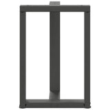 Dining Table Legs T-Shaped 2 pcs Anthracite 60x35x cm Steel 4013054