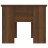 ZNTS Coffee Table Brown Oak 79x49x41 cm Engineered Wood 819283