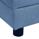 Dog Sofa with Pillow Blue 83x44x44 cm Plush 171104