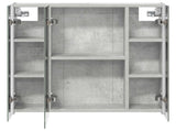 Bathroom Mirror Cabinet Concrete Grey 63.5 x 15.5 x 60.5 cm 889250