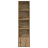 Bookcase Artisan Oak 31x24x127 cm Engineered Wood 860354