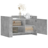 Coffee Table Concrete Grey 80x50x50 cm Engineered Wood 848356