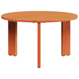 Coffee Table 2 pcs Wax Brown Solid Pine wood 873561