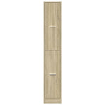 ZNTS Apothecary Cabinet Sonoma Oak 30x41x174.5 cm Engineered Wood 3309629