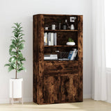 Highboard Smoked Oak Engineered Wood 3185380