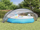 Pool Dome Folding Manual Transparent 472 x 460 x 229 cm PVC 42001119