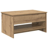 Coffee Table Artisan Oak 80 x 50.5 x 41.5 cm Engineered Wood 880714