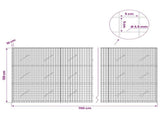 Gabion with 3.5 mm Wire and 5x5 cm Mesh 700x10x150 cm 3462080