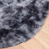 Shaggy Rug High Pile NAVARRA Dark Grey 240x240 cm Polyester 4102928