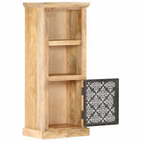 Highboard with Door 45x32x110 cm Solid Mango Wood 289098
