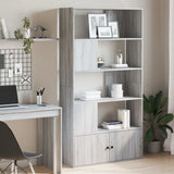 Bookcase Grey Sonoma 100x36x189 cm Engineered Wood 3295329