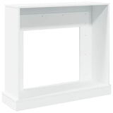 Fireplace Surround White 100x30x87.5 cm Engineered Wood 854562