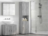 Bathroom Cabinet Set TULUM Grey Sonoma 37 x 31.5 x 203 cm 880357