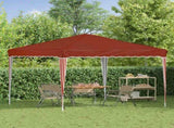 Pop-up Party Tent 288 x 288 x 245 cm Terracotta Oxford Fabric 42019754