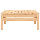 Garden Footstool Solid Pinewood 806577