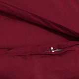 Duvet Cover Set Bordeaux 135x200 cm Cotton 136182