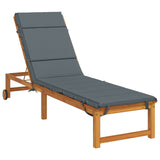 Sunlounger Cushion GEMERT 100% Polyester Blue 200 x 60 x 3 cm 948505