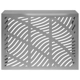 Air Conditioner Cover Silver 110 x 50 x 80 cm Galvanised Steel 8014113
